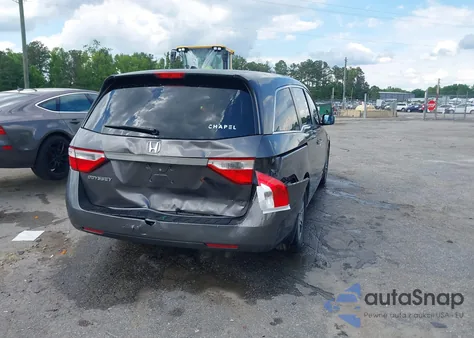2013 Honda Odyssey Ex-L из США, поврежденный, VIN 5FNRL5H65DB026458